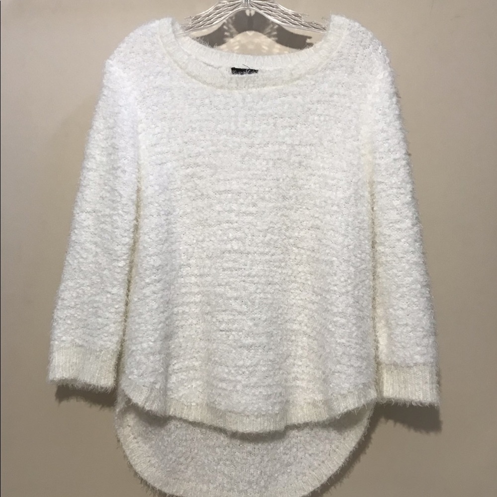 New Directions Large White Sweater
